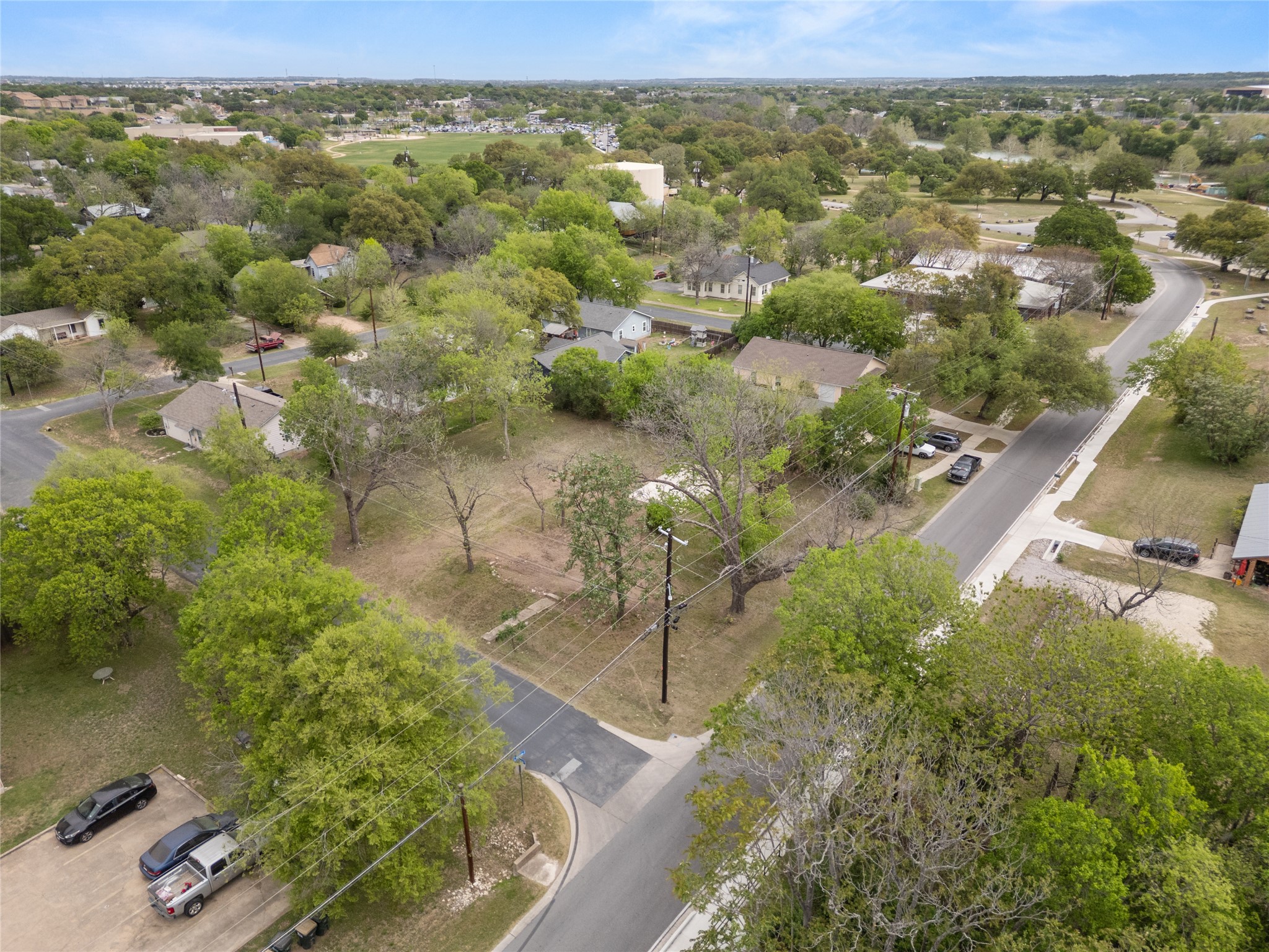 601 North Church Street Georgetown, TX 78626 - Photo 3 of 16 an aerial view of residential houses with outdoor space