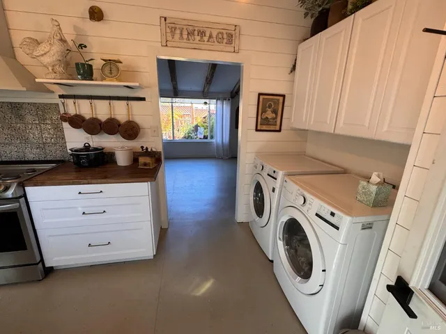 a view of outdoor space with seating area