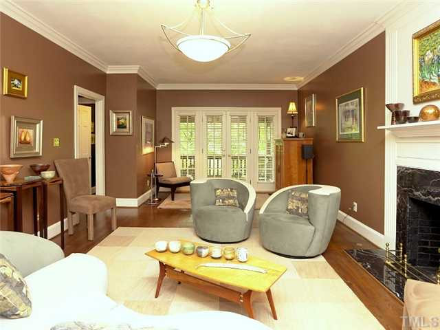 2520 Beechridge Road Raleigh, NC 27608 - Photo 6 of 25 Living Room