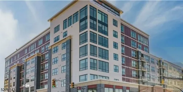 a front view of a building