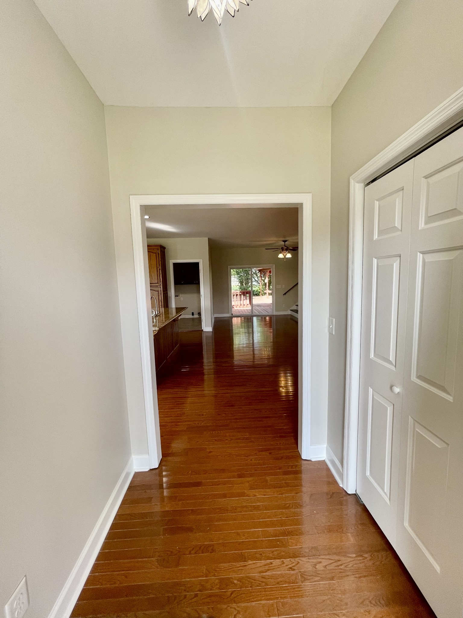 40 Harding Road Leoma, TN 38468 - Photo 4 of 35 a view of a hallway view with wooden floor and a living room