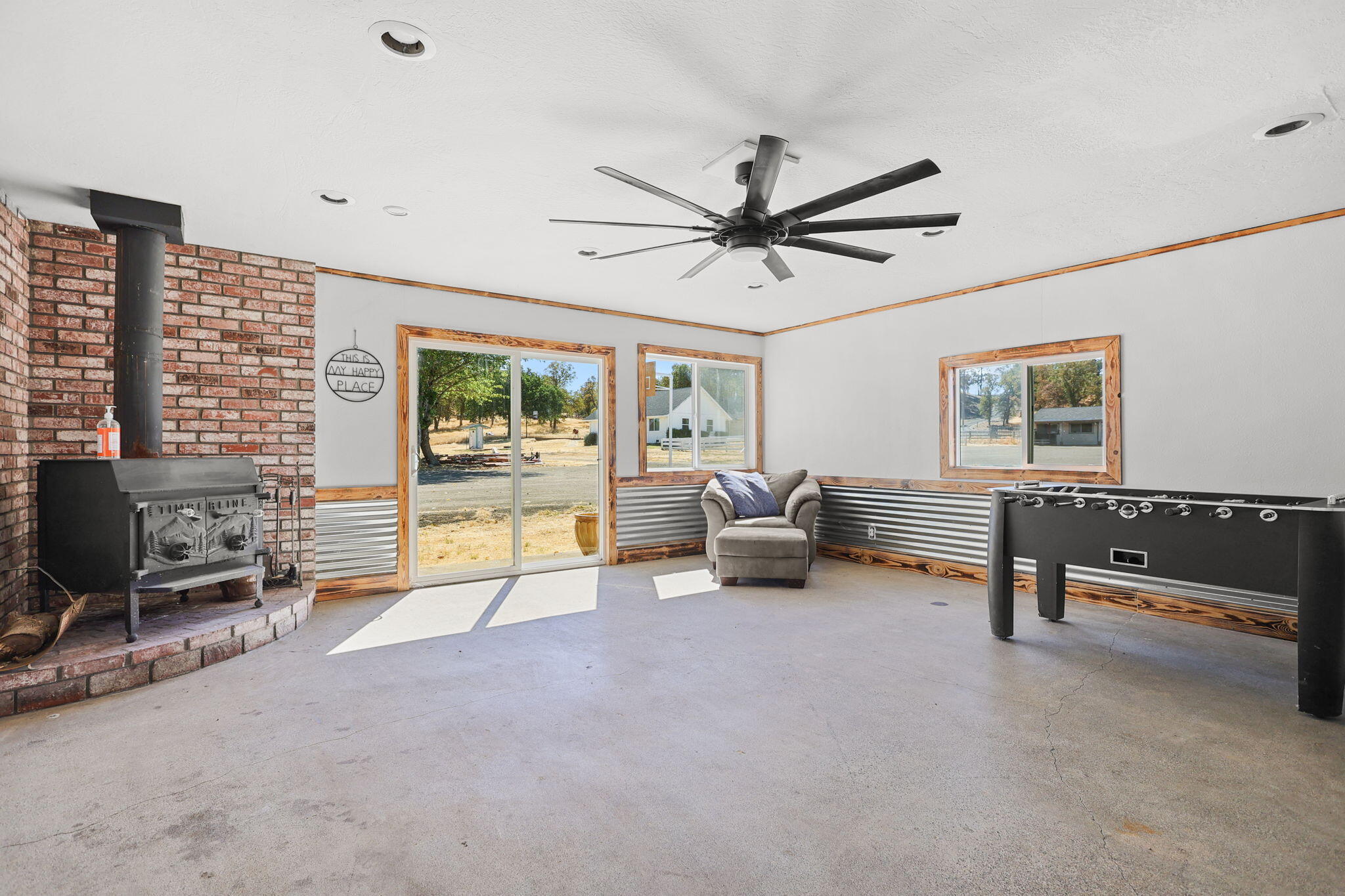 9027 Silver Bridge Road Palo Cedro, CA 96073 - Photo 73 of 104 Pool house media room
