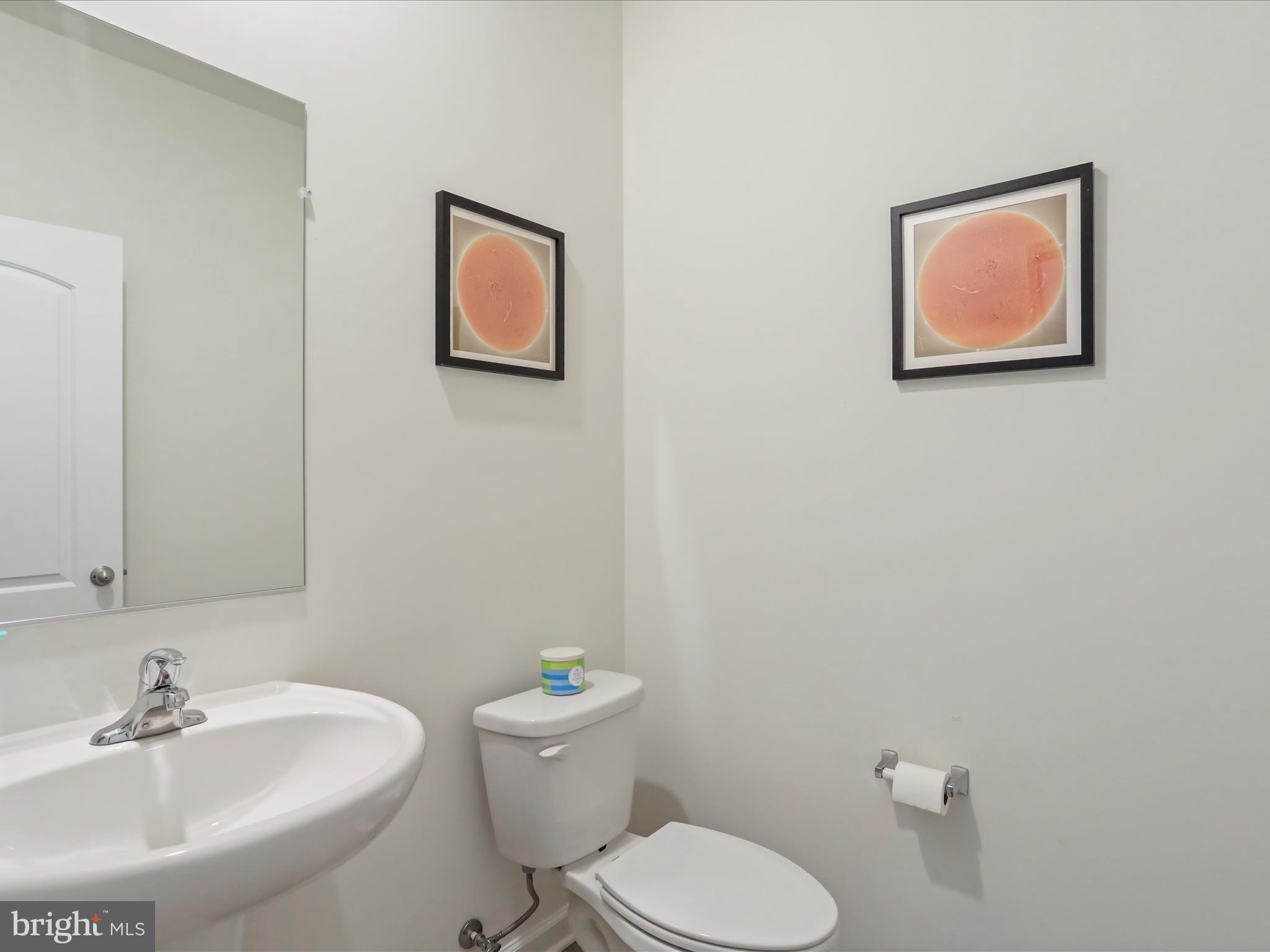 208 Rappahannock Run Falling Waters, WV 25419 - Photo 20 of 44 a bathroom with a toilet a sink and mirror
