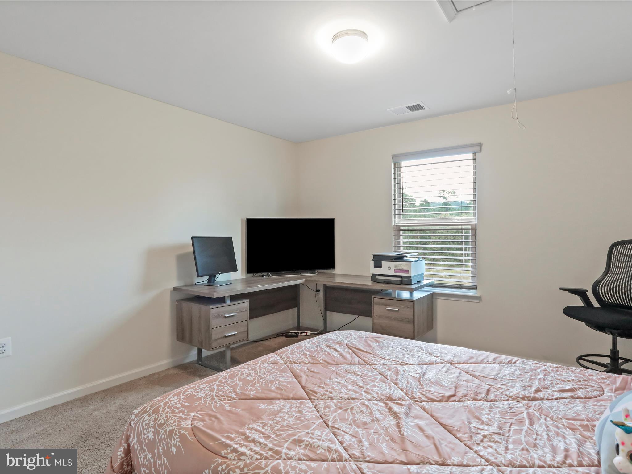 208 Rappahannock Run Falling Waters, WV 25419 - Photo 21 of 44 a bedroom with a bed and a flat screen tv