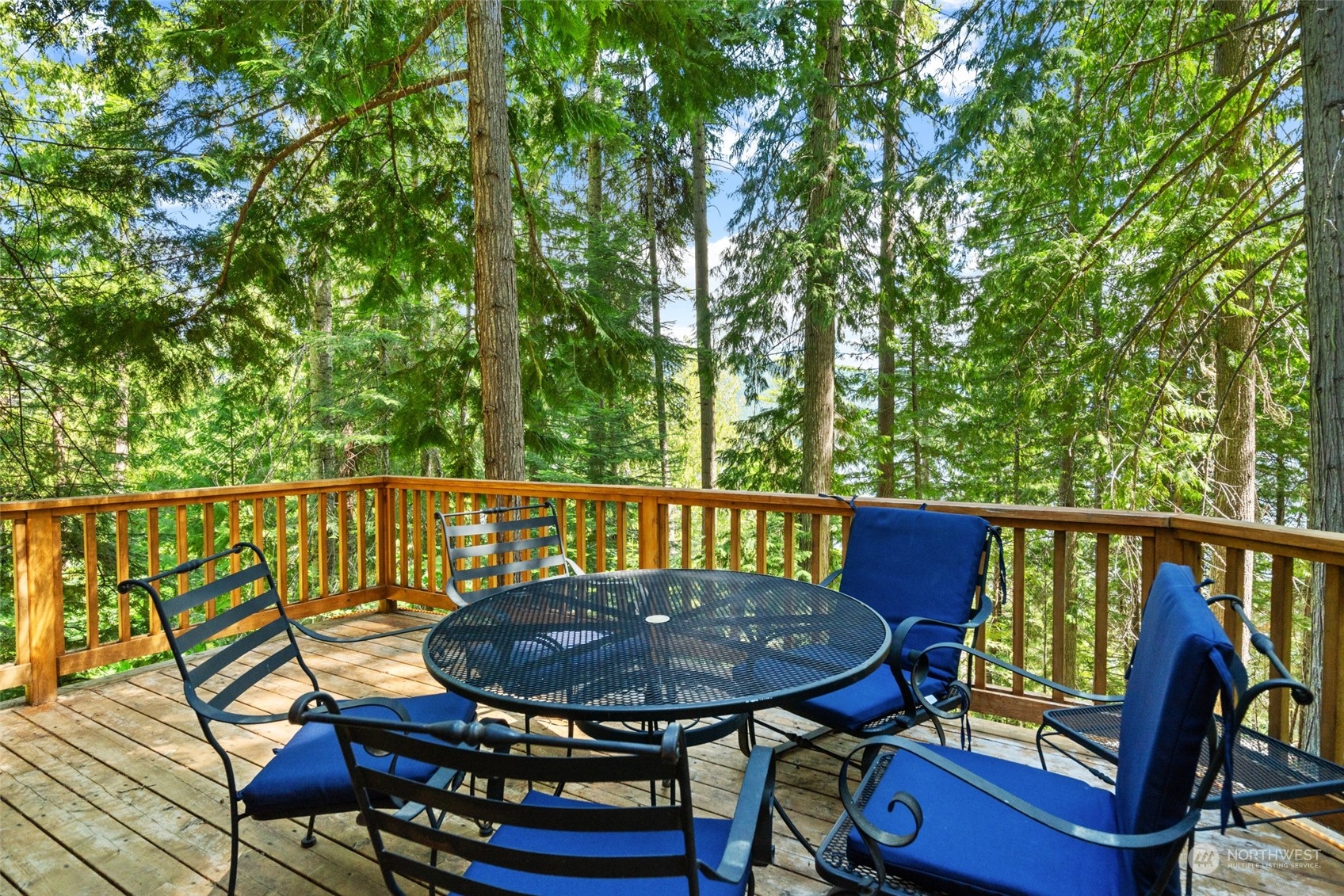 15869 Cedar Brae Road Leavenworth, WA 98826 - Photo 12 of 19 a view of a balcony with furniture