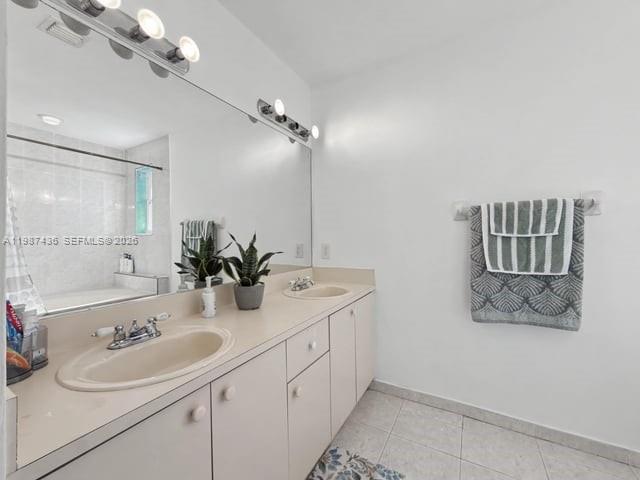16004 Southwest 87th Terrace Miami, FL 33193 - Photo 15 of 30 a bathroom with a sink a vanity and mirror