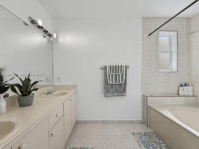 16004 Southwest 87th Terrace Miami, FL 33193 - Photo 17 of 30 a bathroom with a sink a potted plant and a shower