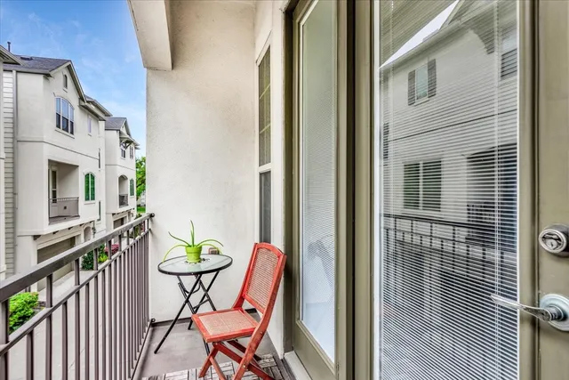 a view of a outdoor seating area