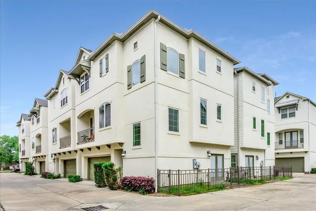 a view of a black white wall