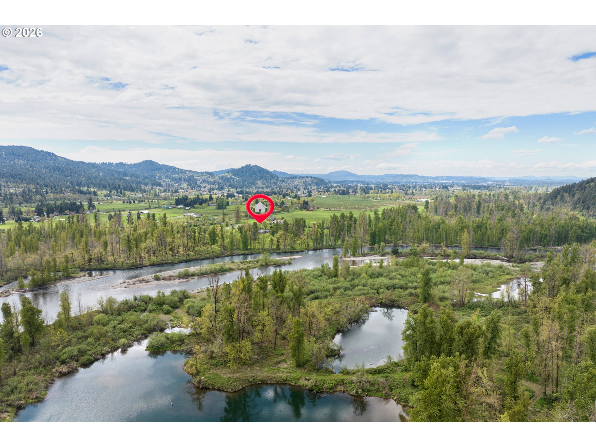 7924 Thurston Road Springfield, OR 97478 - Photo 43 of 45 a view of a lake with a mountain