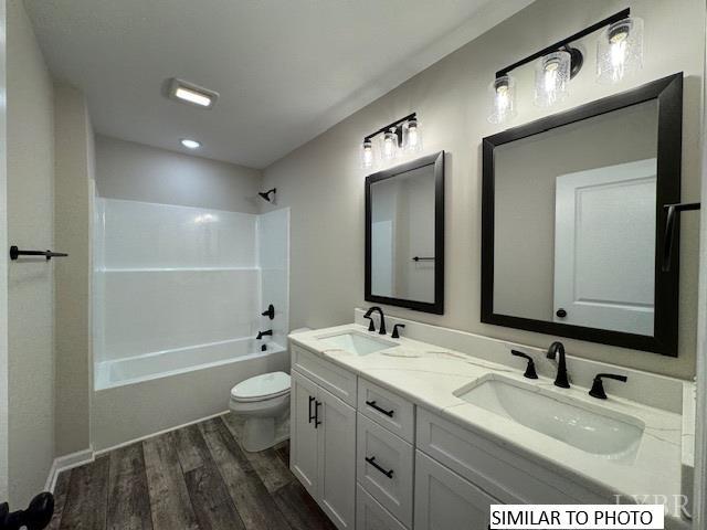 600 Stratford Road Concord, VA 24538 - Photo 7 of 15 a bathroom with a sink a toilet and shower