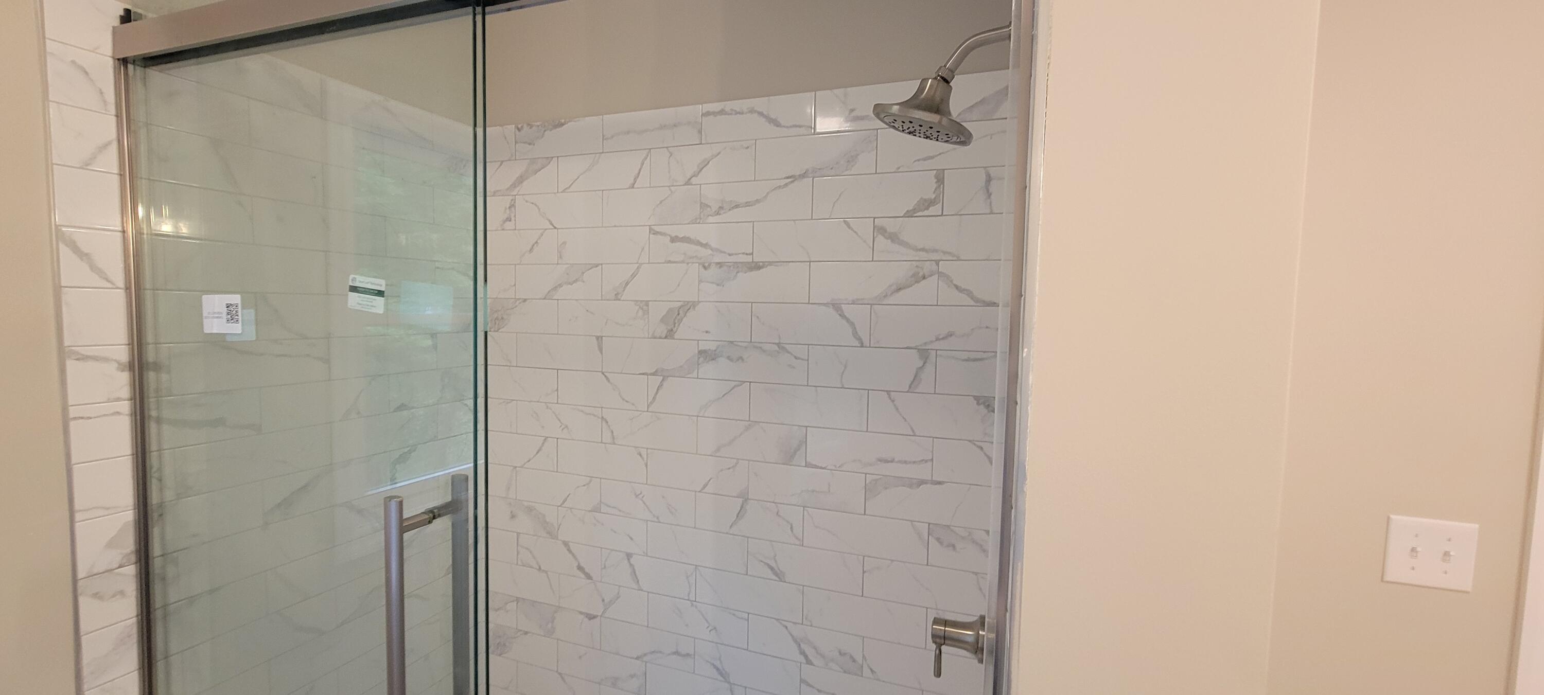 1183 Falls Road Bushkill, PA 18324 - Photo 36 of 47 Walk-In Shower in Primary Bathroom