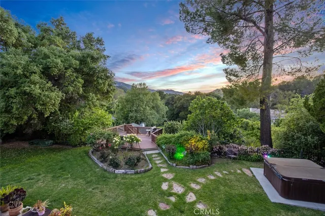 a view of outdoor space and yard