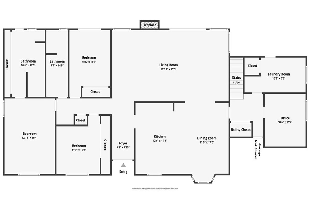 15744 Beaver Run Road Canyon Country, CA 91387 - Photo 55 of 55 Main Level Floorplan