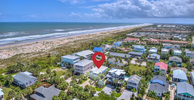 a view of city and ocean