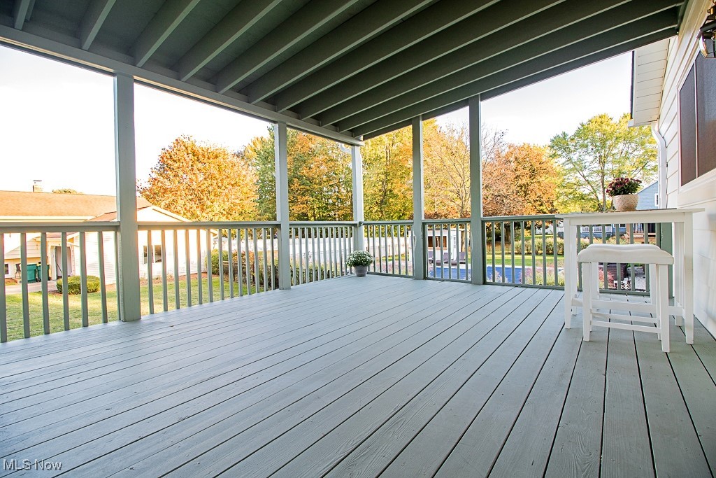 7041 Hopkins Road Mentor, OH 44060 - Photo 10 of 46 Deck overlooking large lot