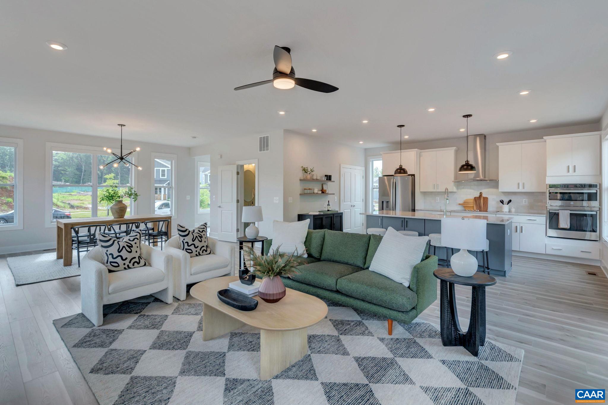 31 B Fowler Street Charlottesville, VA 22901 - Photo 4 of 26 a living room with furniture and view of kitchen