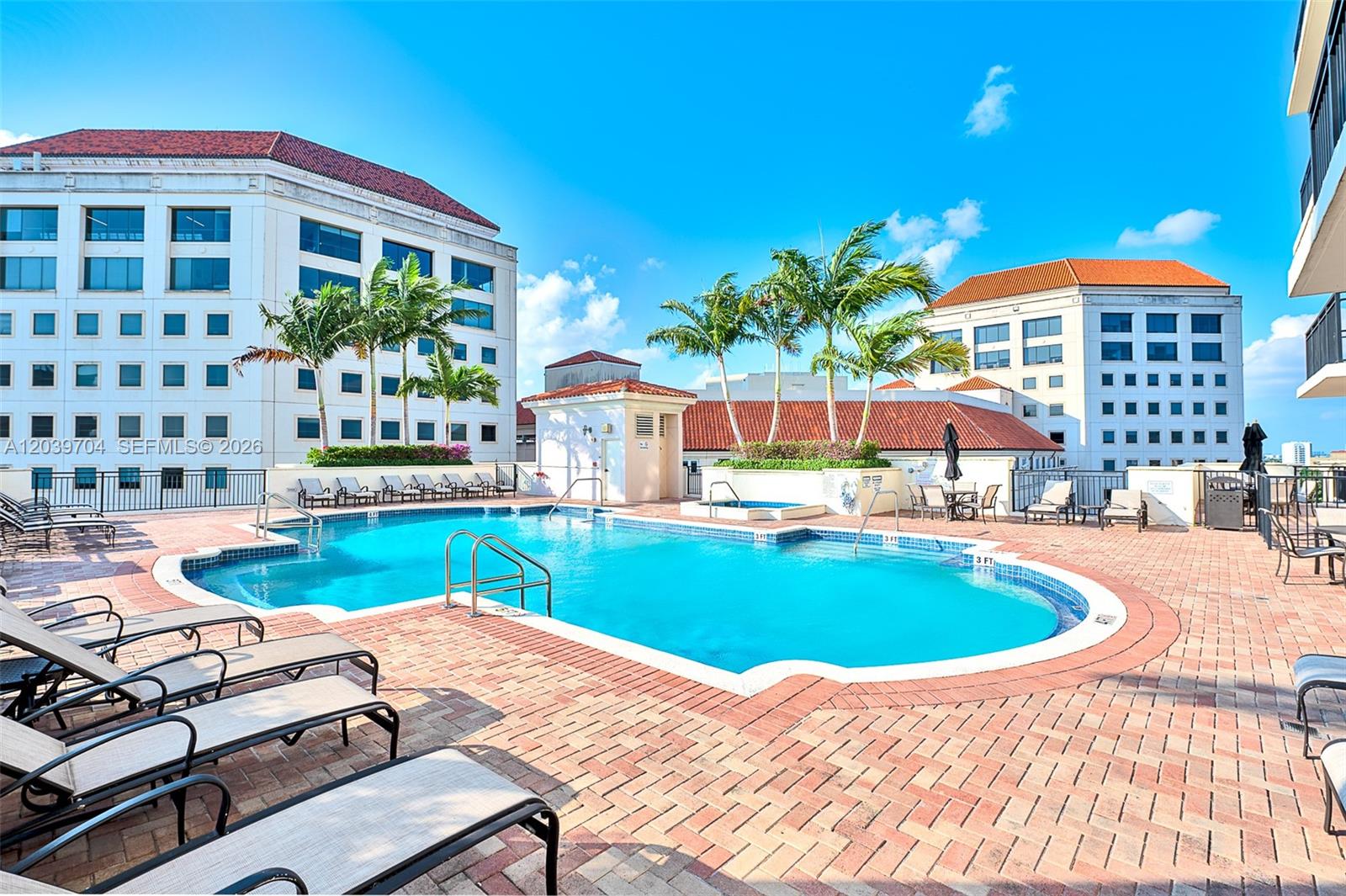 888 Douglas Road, Unit 910 Coral Gables, FL 33134 - Photo 29 of 32 Pool is closed and most likely to be open by the end of the year