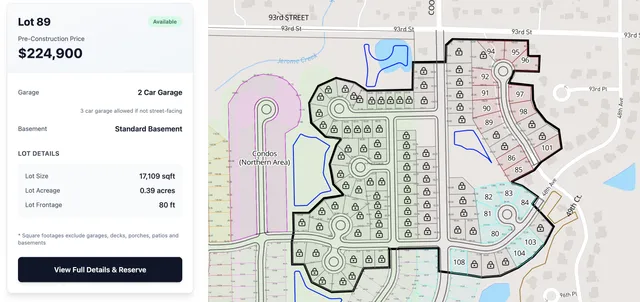 $224,900 | Lt89 49th Court, Pleasant Prairie, WI 53158