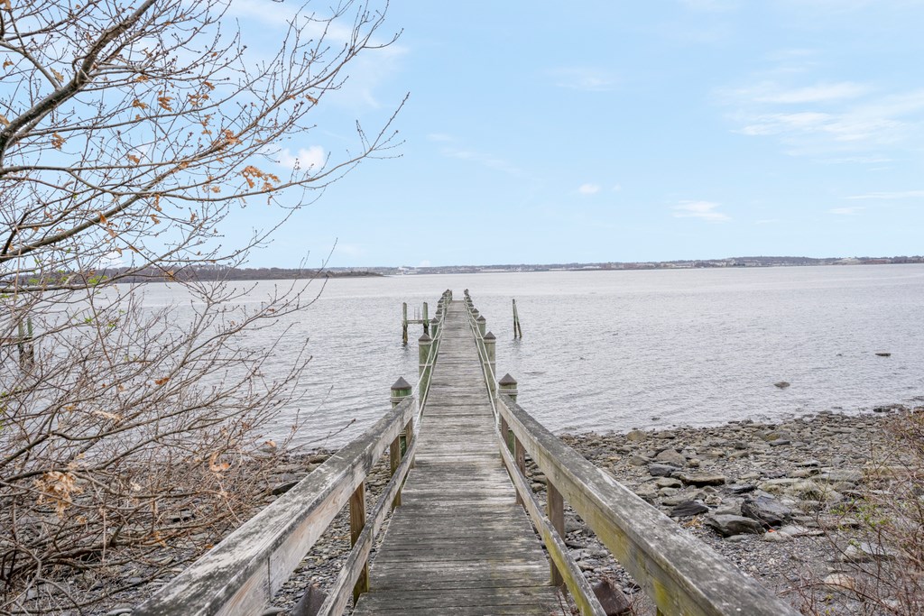 256 East Shore Road Jamestown, RI 02835 - Photo 35 of 40 BEACH ACCESS ON SIDE OF DOCK