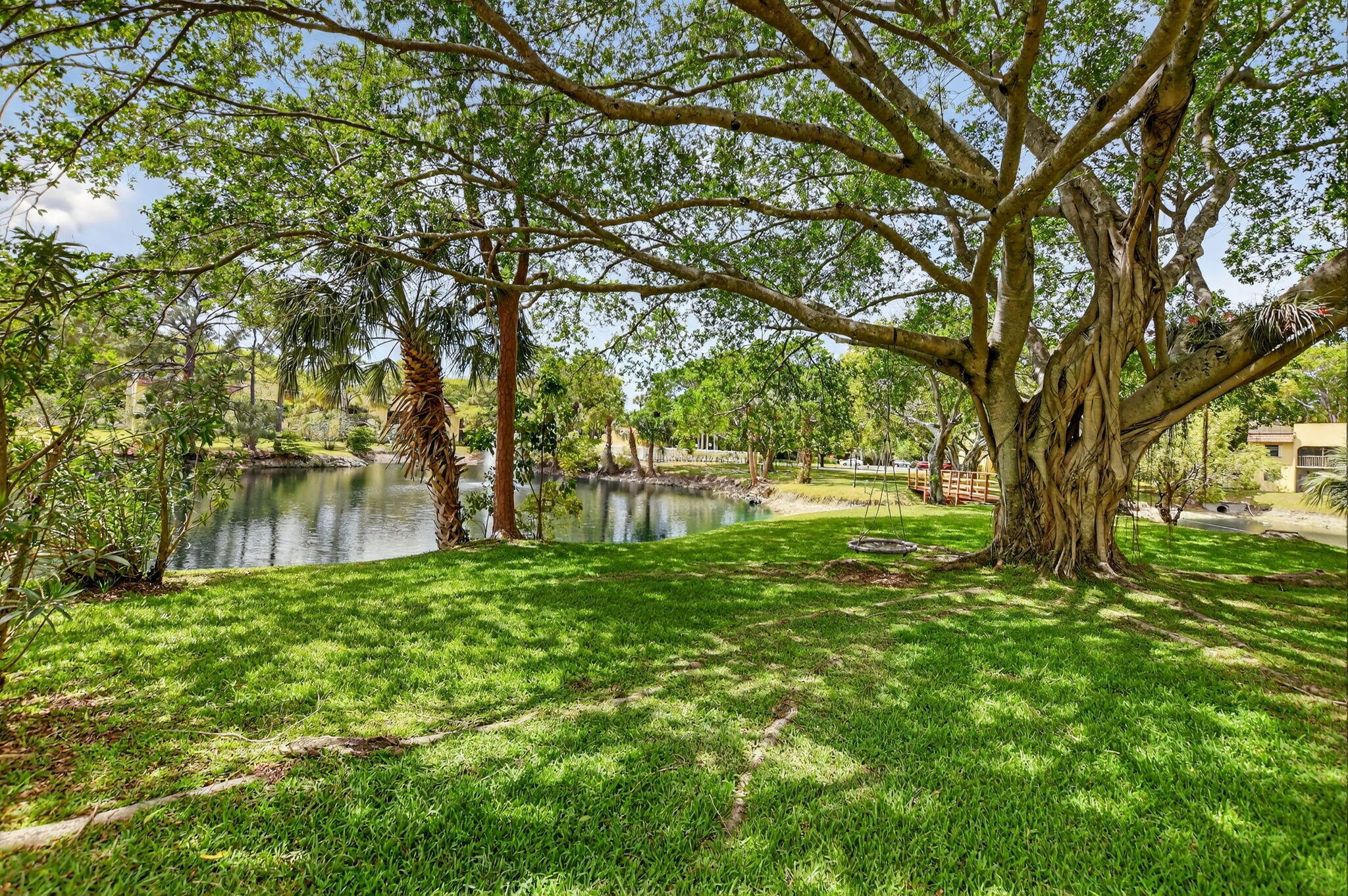 918 Southwest 9th St Circle, Unit 105 Boca Raton, FL 33486 - Photo 28 of 39 a view of backyard with green space