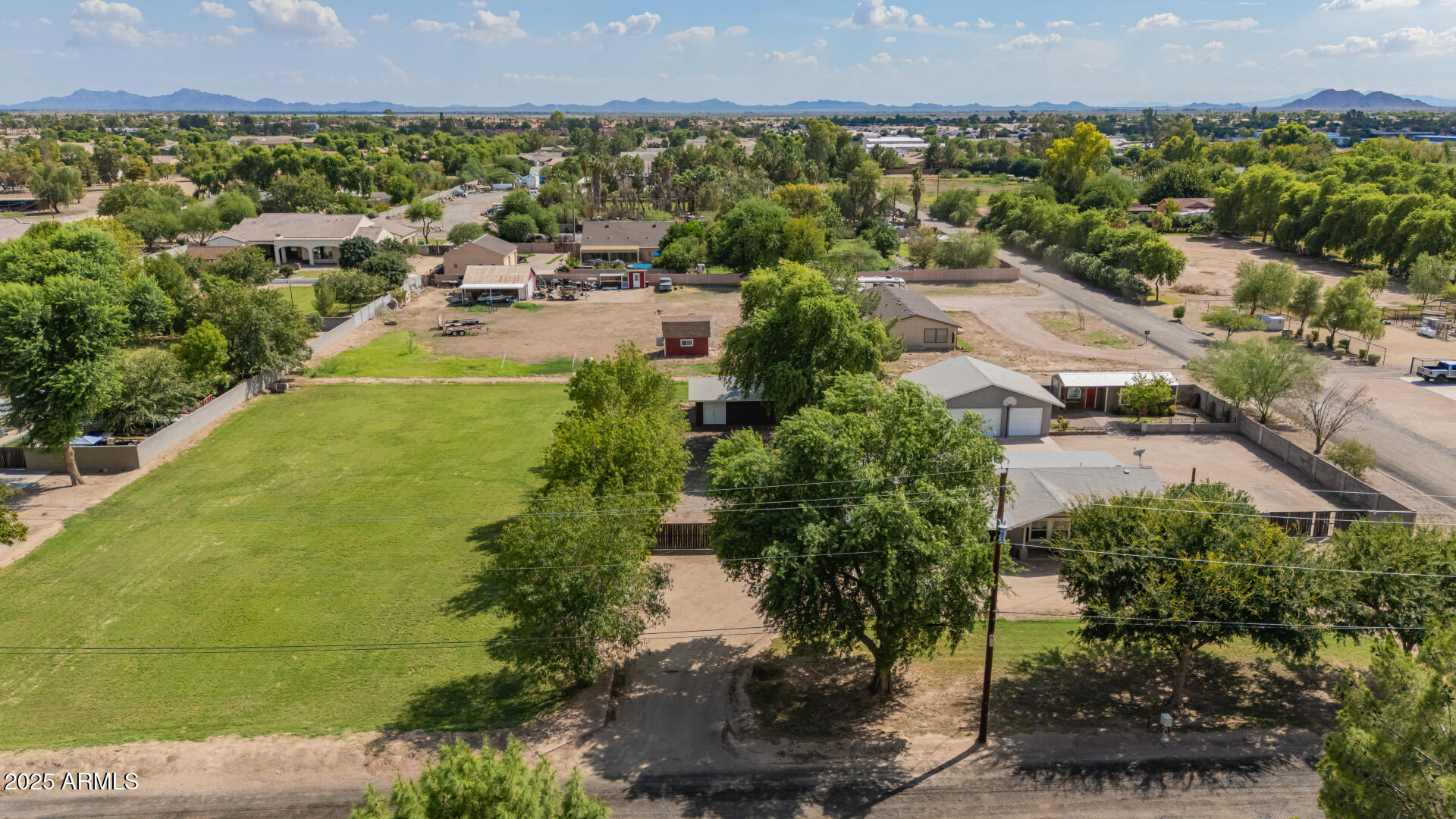 12417 East Cloud Road Chandler, AZ 85249 - Photo 23 of 40 an aerial view of residential houses with outdoor space