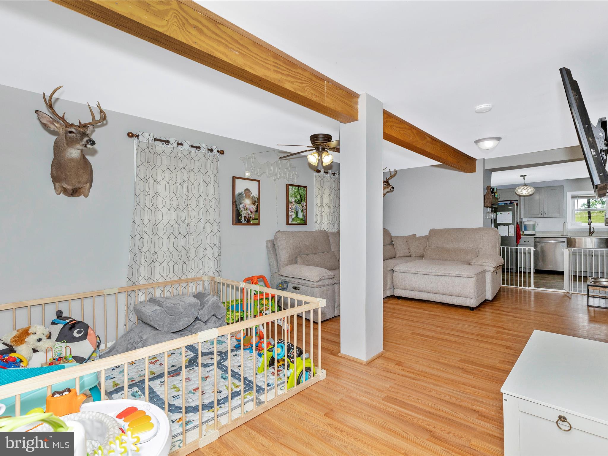 42 Bucher John Road Union Bridge, MD 21791 - Photo 16 of 48 a living room with furniture and a wooden floor