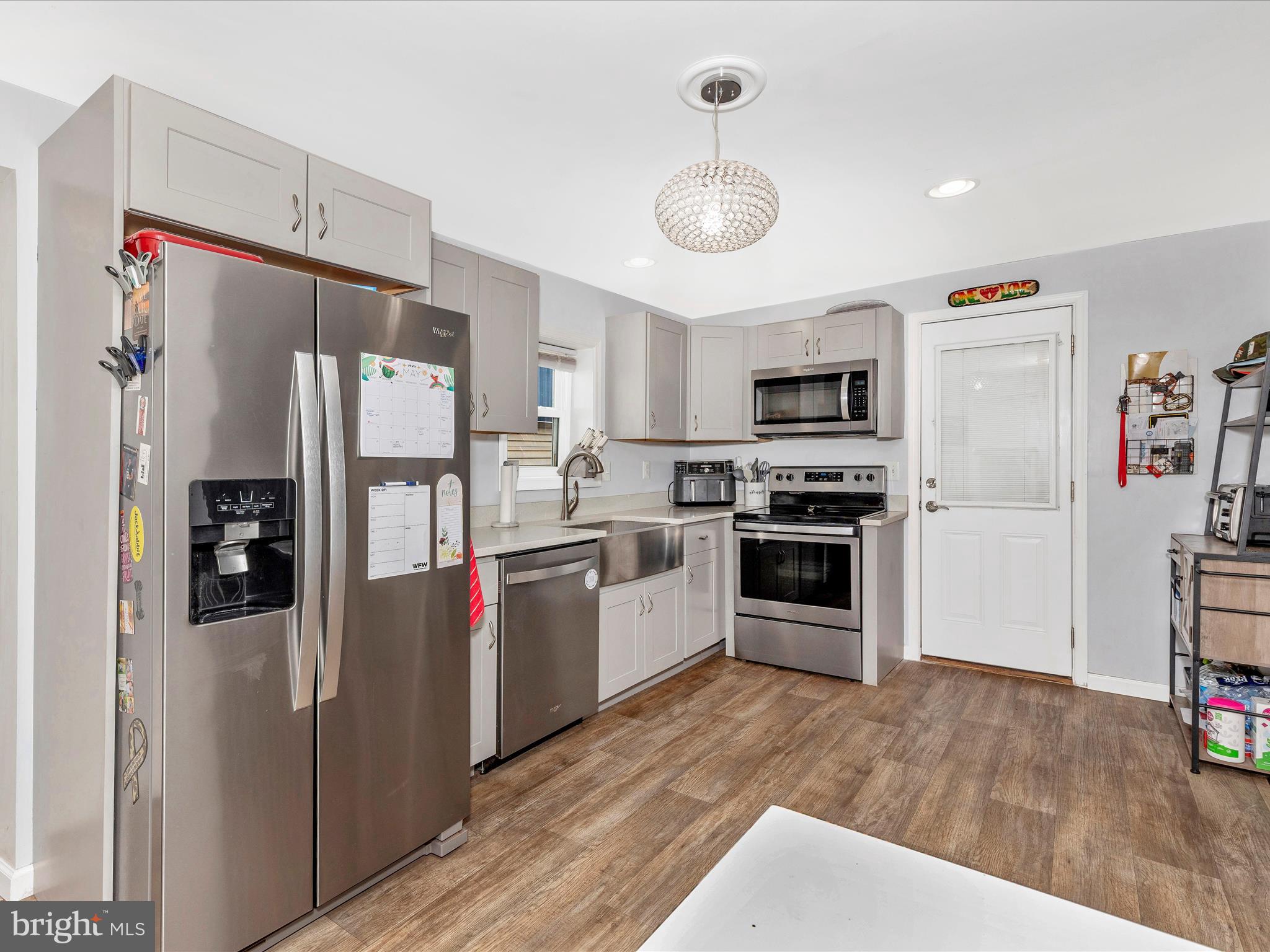 42 Bucher John Road Union Bridge, MD 21791 - Photo 7 of 48 a kitchen with stainless steel appliances a refrigerator sink and microwave