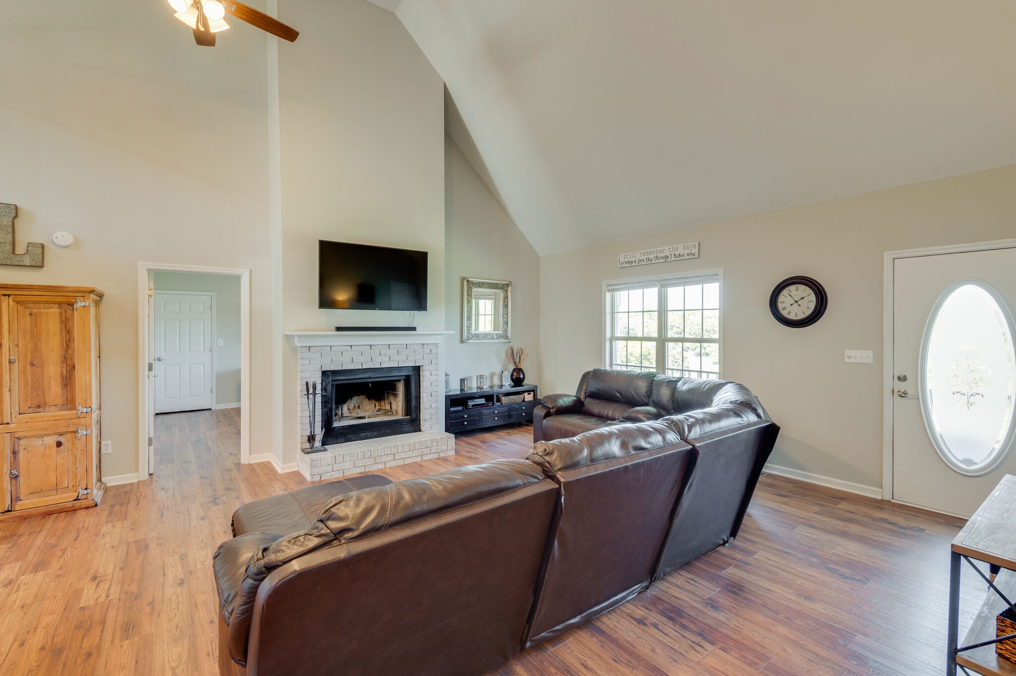 1549 Center Star Road Columbia, TN 38401 - Photo 15 of 50 a living room with furniture and a fireplace
