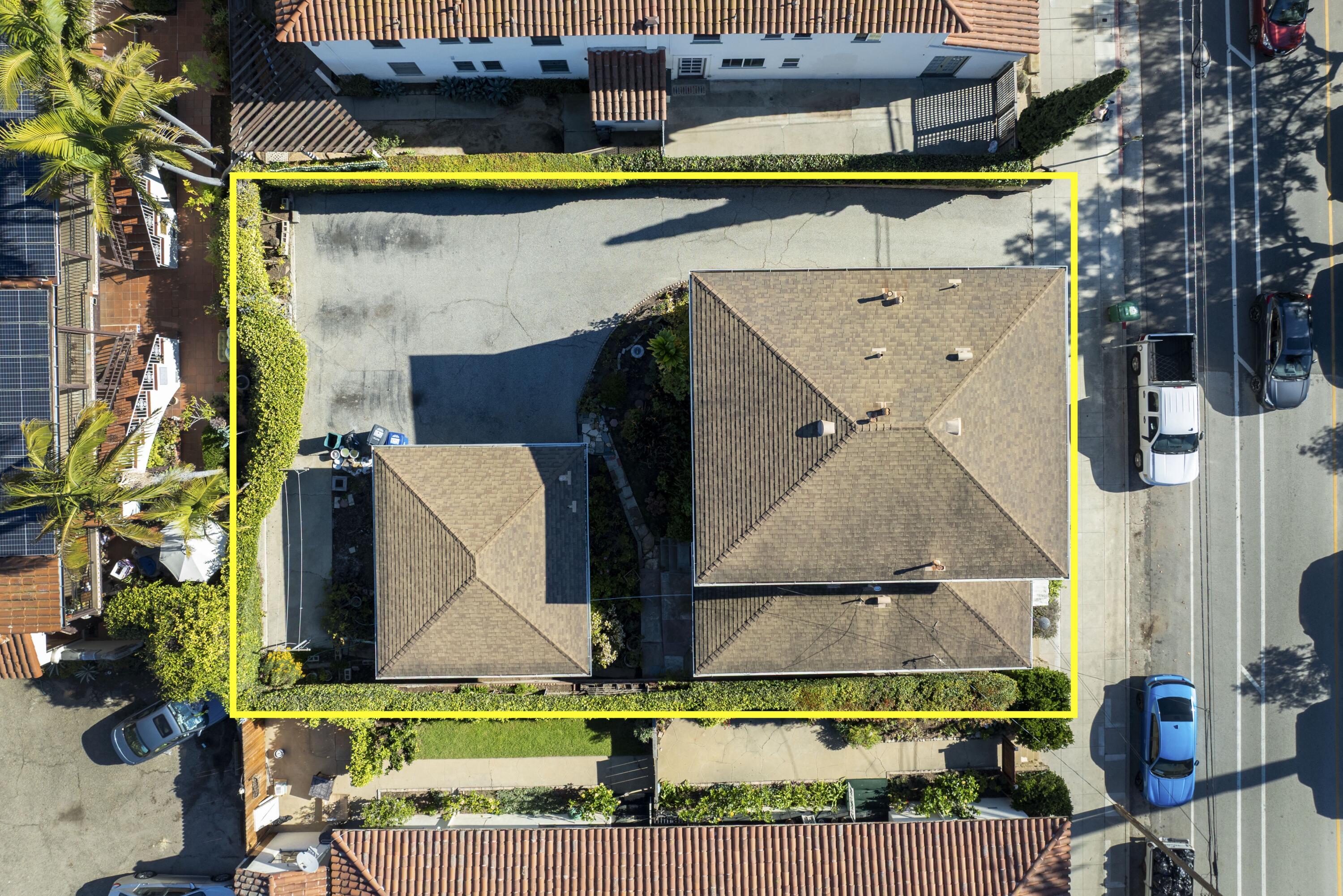 1308 Bath Street Santa Barbara, CA 93101 - Photo 3 of 19 a view of swimming pool with seating area and small yard