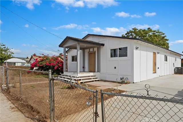a view of a house with a porch