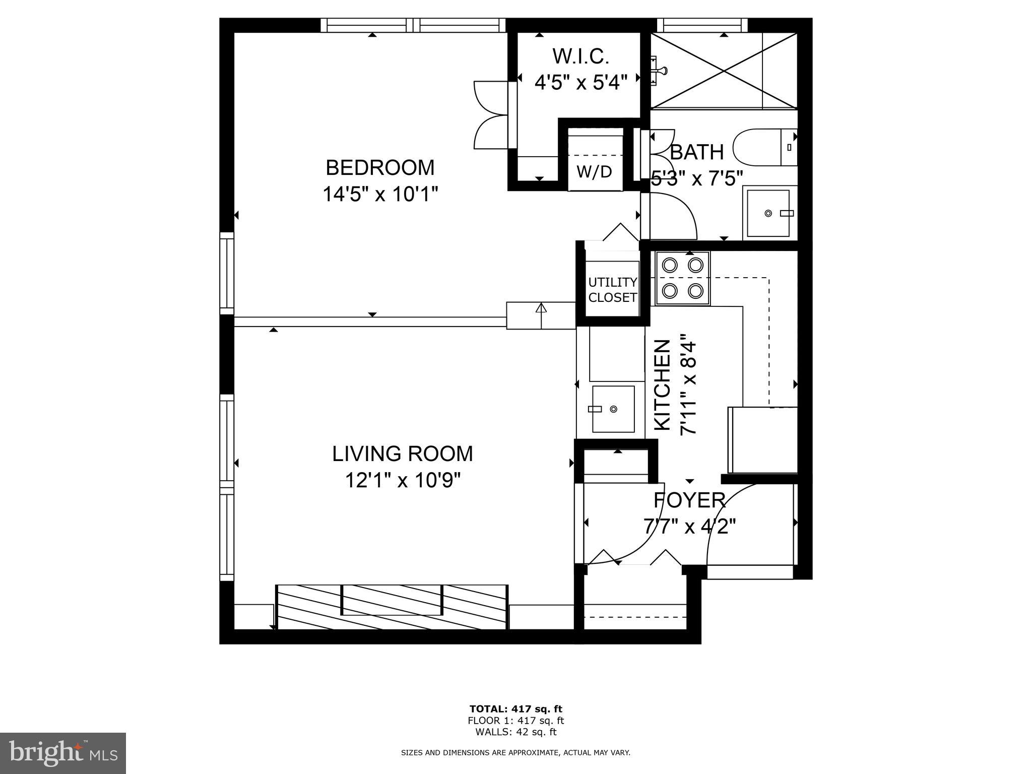 1736 Willard Street Northwest, Unit 506 Washington, DC 20009 - Photo 28 of 28 a picture of a bench in front of a wall