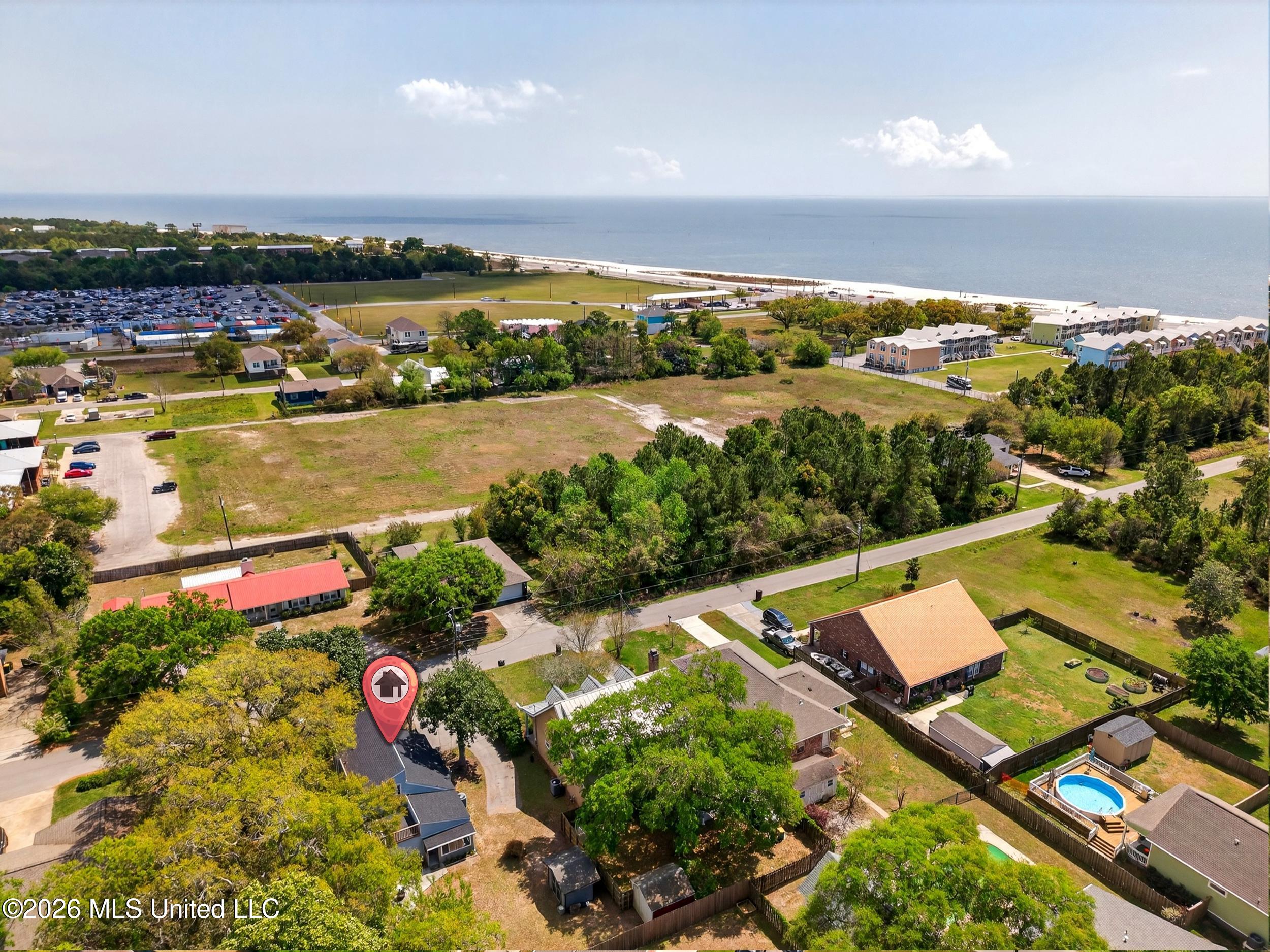 121 Edwards Drive Pass Christian, MS 39571 - Photo 49 of 51 45_aerial marker 1.png