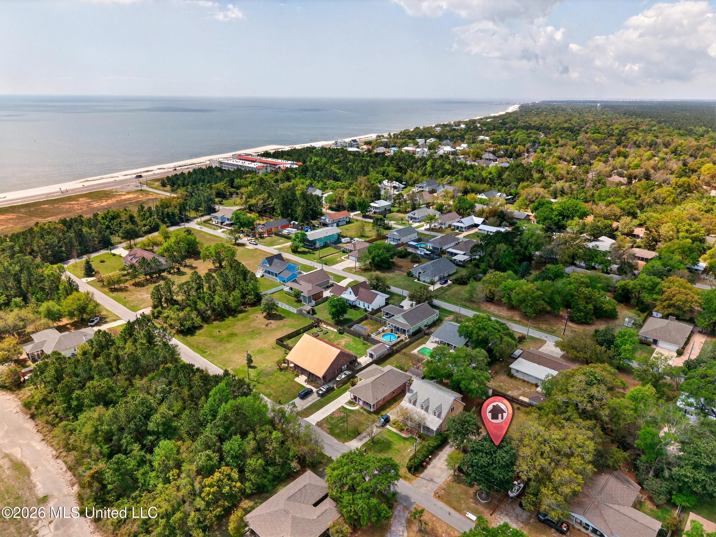 121 Edwards Drive Pass Christian, MS 39571 - Photo 5 of 51 49_aerial marker 3.png