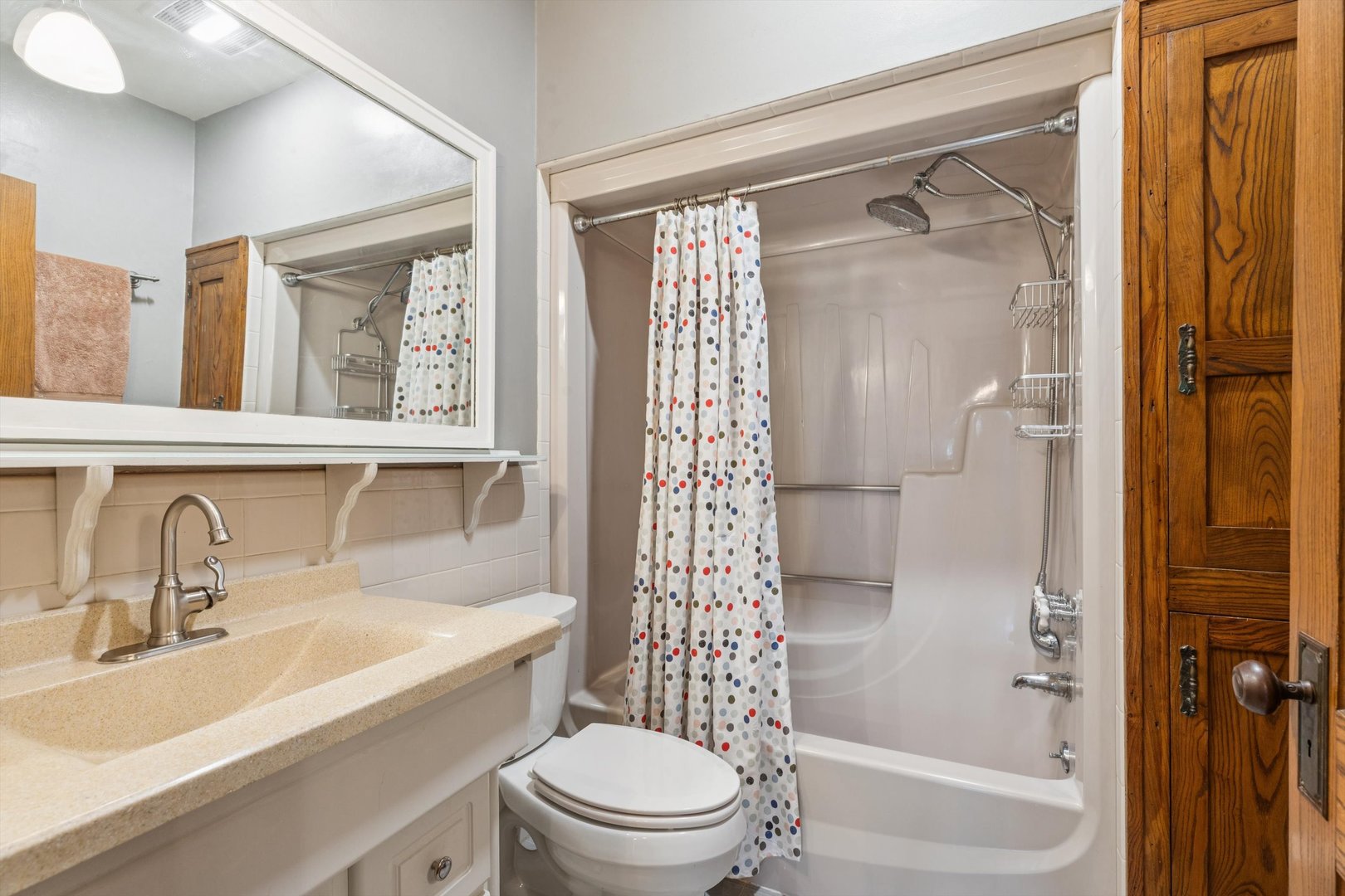 1818 23rd Street Rock Island, IL 61201 - Photo 23 of 55 a bathroom with a sink toilet and shower