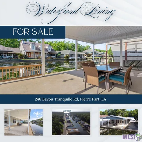 $235,000 | 246 Bayou Tranquille Road, Pierre Part, LA 70339