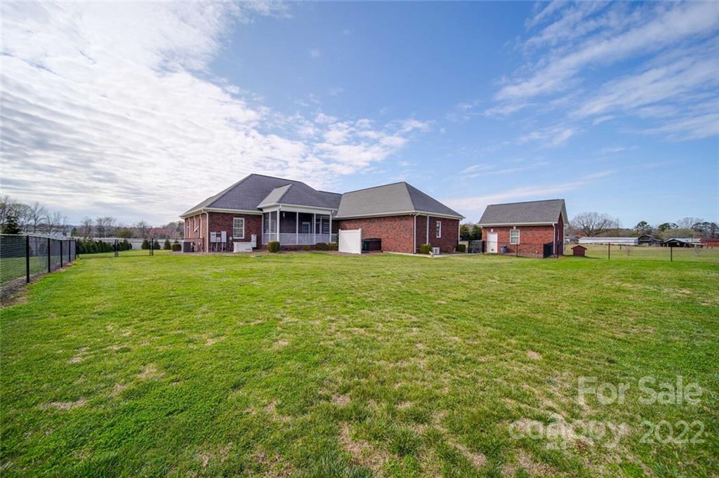 155 St Peters Church Road Gold Hill, NC 28071 - Photo 9 of 47 a aerial view of a house with garden and trees