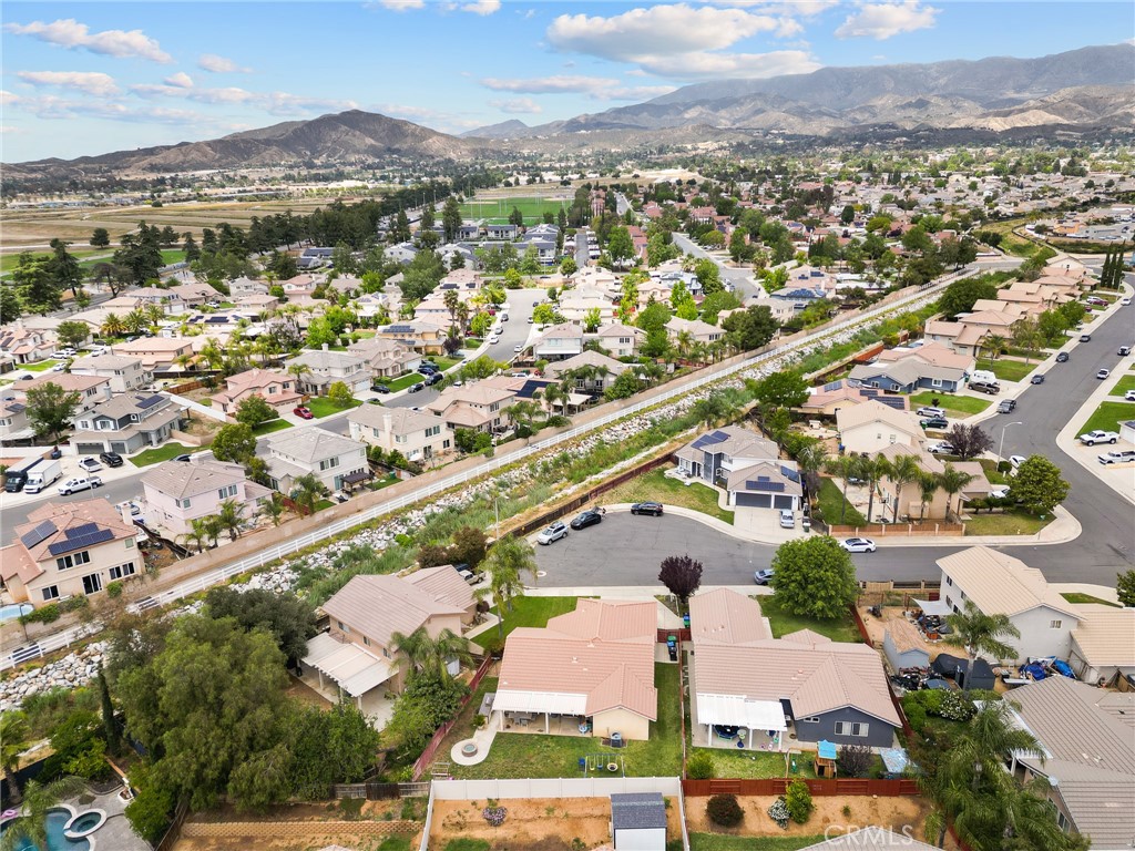 533 Heidi Circle Beaumont, CA 92223 - Photo 35 of 37 an aerial view of residential houses with outdoor space