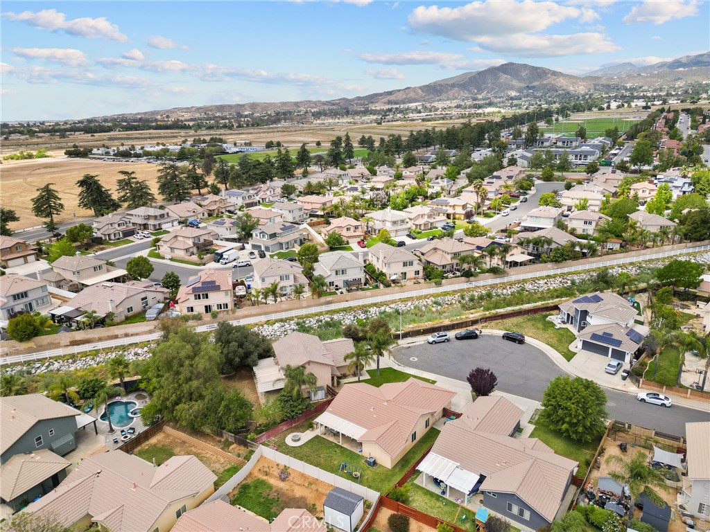 533 Heidi Circle Beaumont, CA 92223 - Photo 36 of 37 an aerial view of residential houses with outdoor space