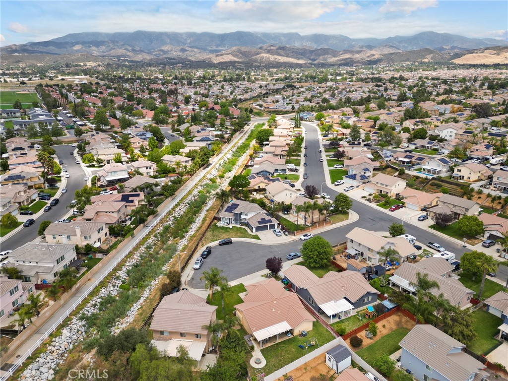 533 Heidi Circle Beaumont, CA 92223 - Photo 37 of 37 an aerial view of residential houses with outdoor space