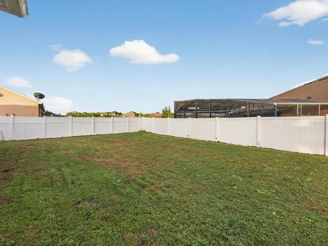 a view of an ocean and a building