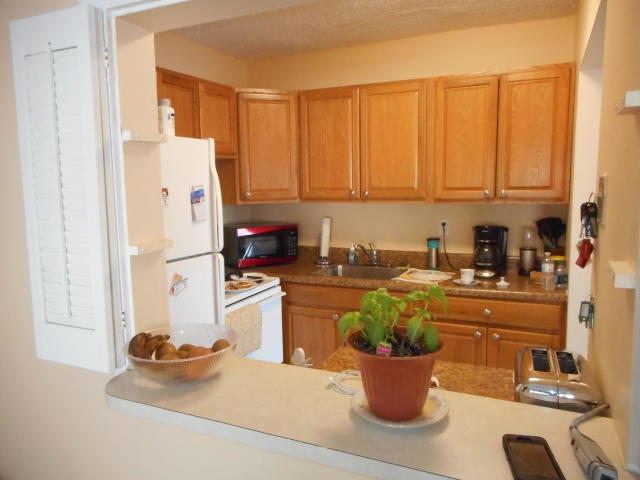 285 Norwich L West Palm Beach, FL 33417 - Photo 1 of 17 a kitchen with a refrigerator and a sink