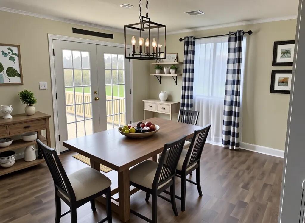 310 Pine Tree Road Levant, ME 04456 - Photo 7 of 28 Kitchen to Deck Virtually Staged