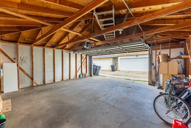 a view of a bike garage