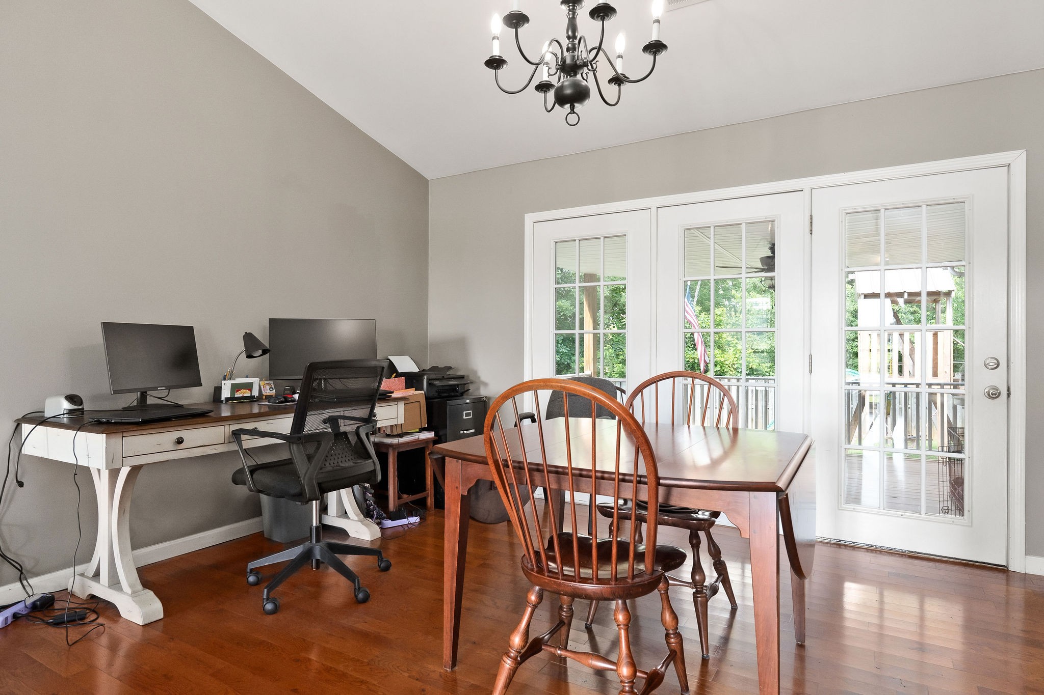 143 Old Qualls Road Cookeville, TN 38506 - Photo 18 of 40 a view of a workspace with furniture and a window