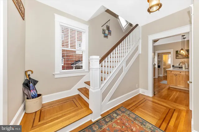 a view of a living room and dining room