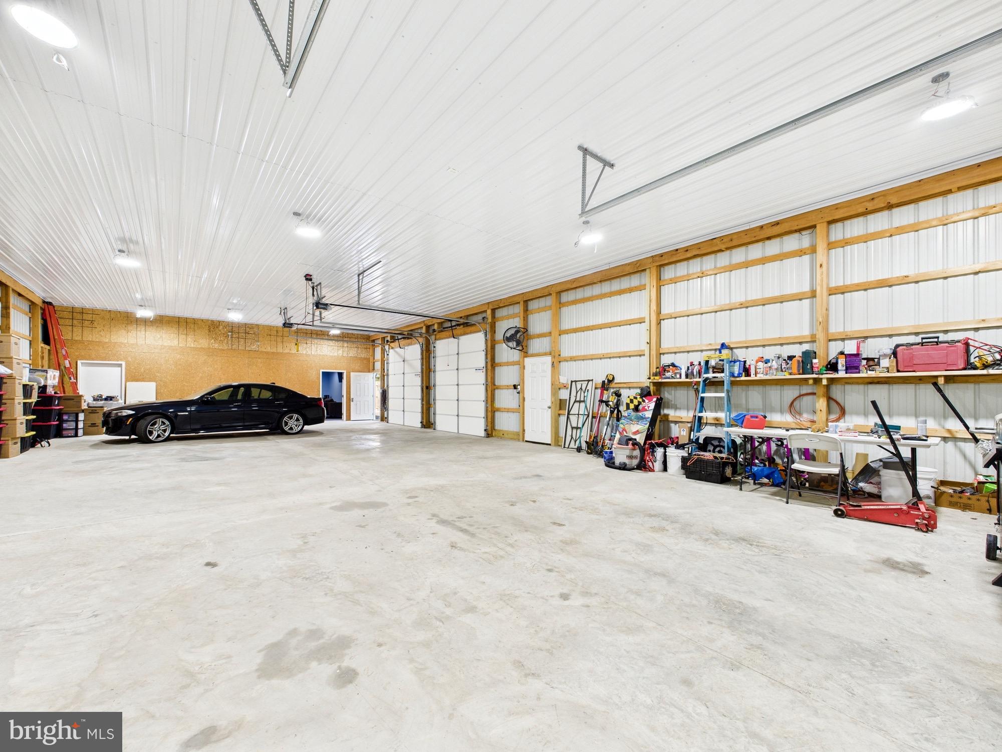 15551 Wharton Road Goldsboro, MD 21636 - Photo 50 of 80 Spacious garage with ample storage options.
