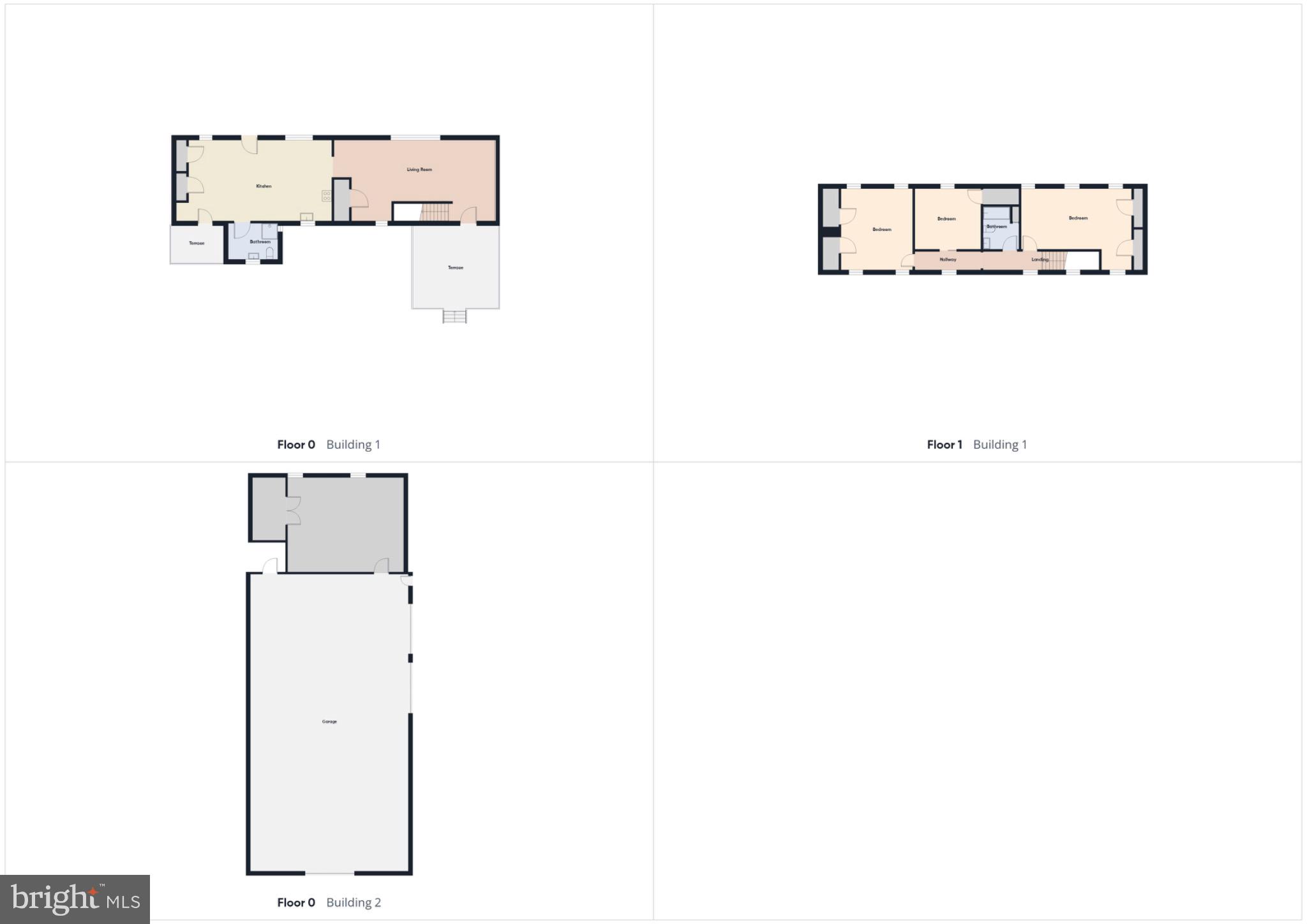 15551 Wharton Road Goldsboro, MD 21636 - Photo 72 of 80 Architectural blueprints of two buildings.