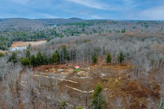 an aerial view of forest