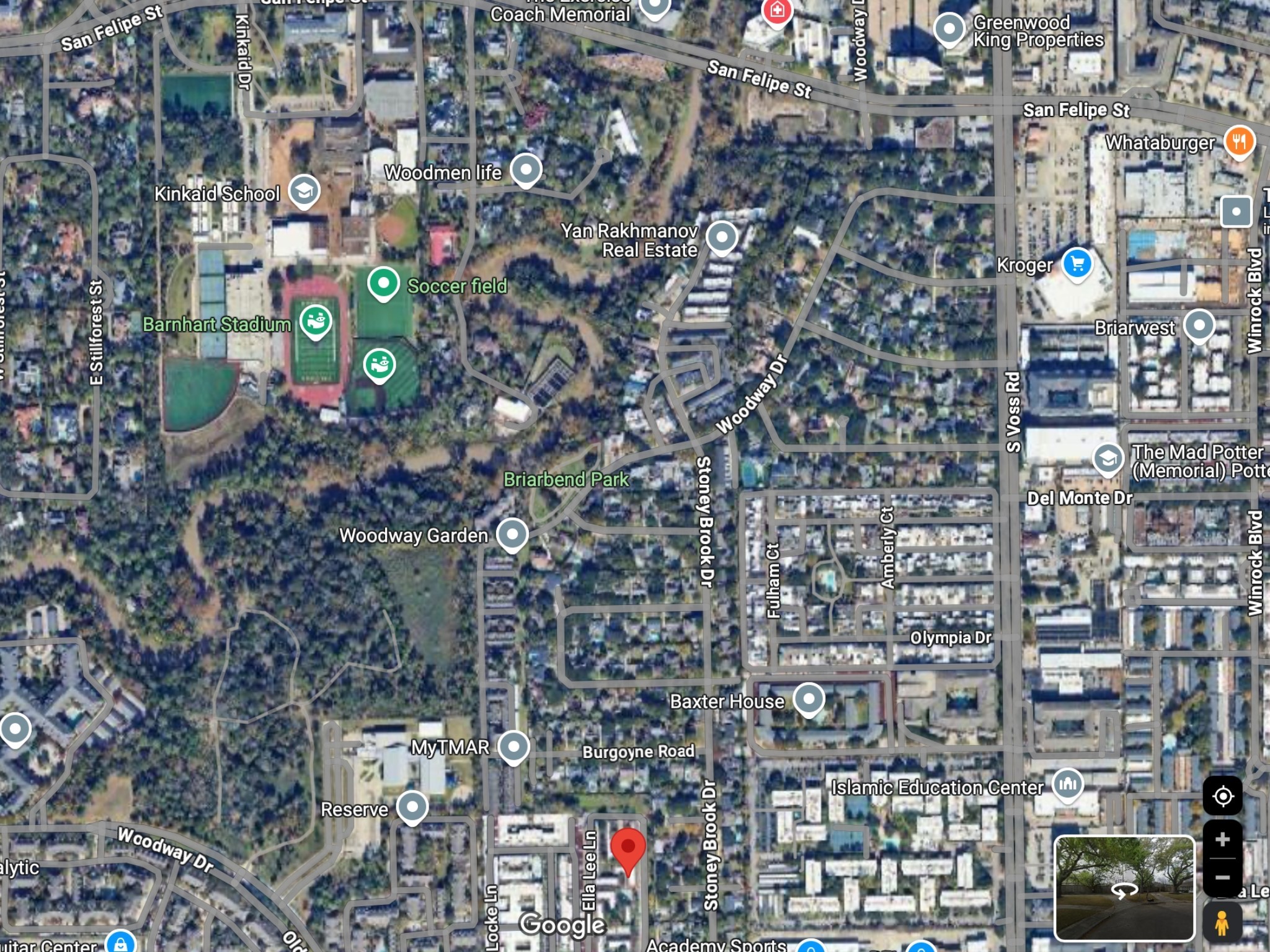 7900 Westheimer Road, Unit 112 Houston, TX 77063 - Photo 10 of 11 From Kinkaid School and Barnhart Stadium to Briarbend Park and MyTMAR Reserve, this area balances urban access with green serenity. Stroll under the trees at Woodway Garden or spend the afternoon at one of several nearby playgrounds and sports fields.